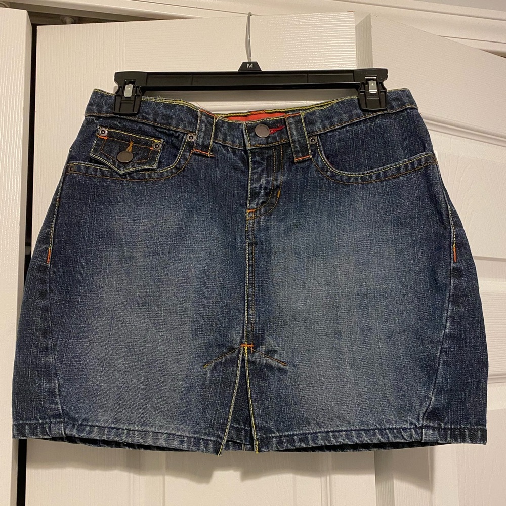 Denim Mini Skirt